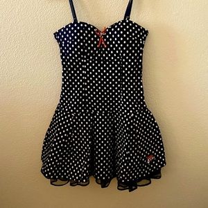 COPY - Fun and flirty polka dot petticoat dress.